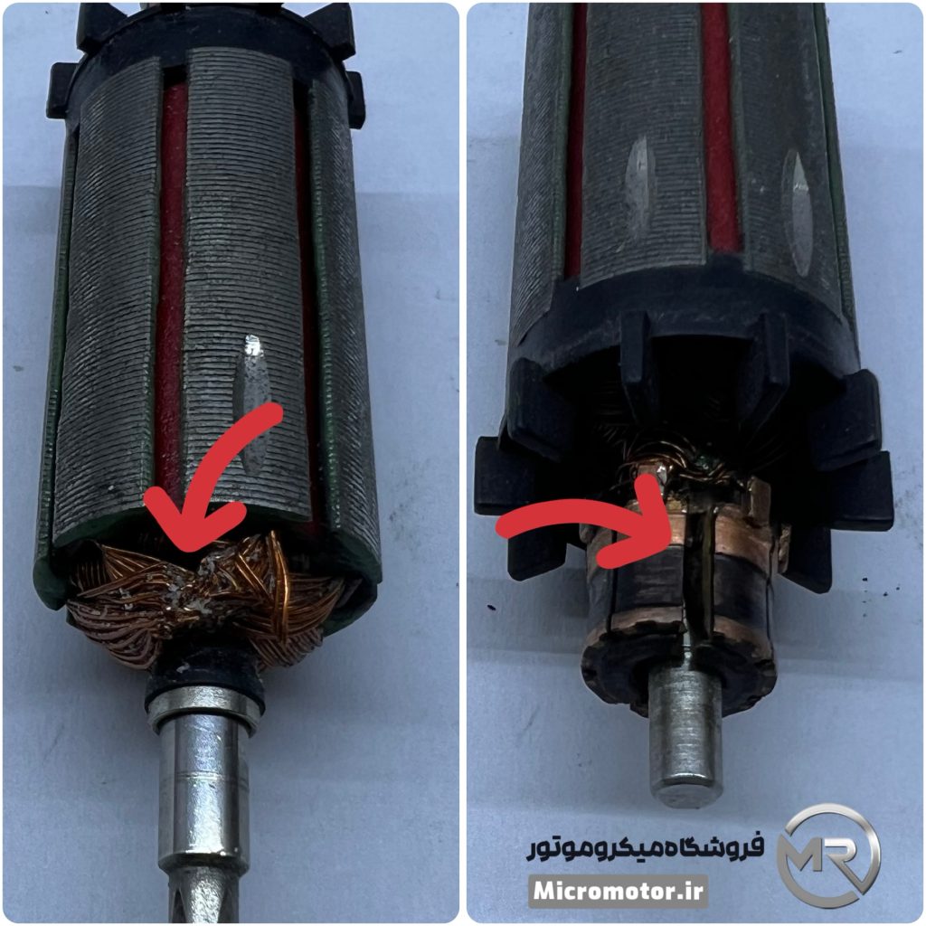 ارمیچر میکروموتور(سوهان برقی)